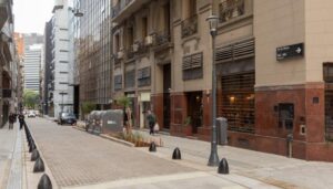 Renovación de calles en el Microcentro Porteño
