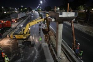 Autopista Dellepiane: última noche de corte por arreglos