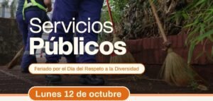 Cronograma para el feriado 12 de Octubre
